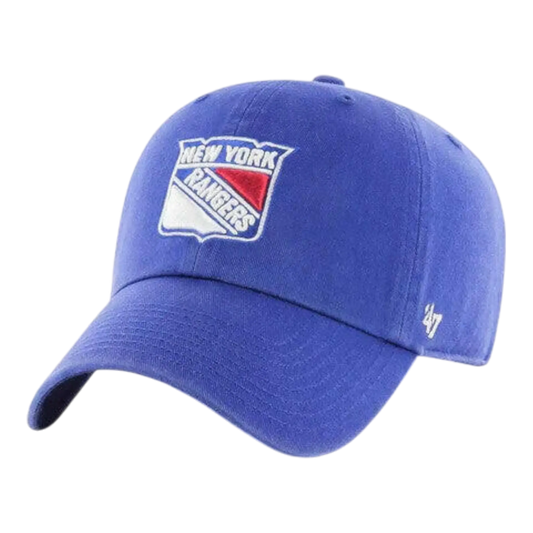 ’47 Brand Clean Up Men Strapback Hat New York Rangers Royal